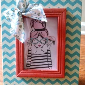 Cute girly picture frame